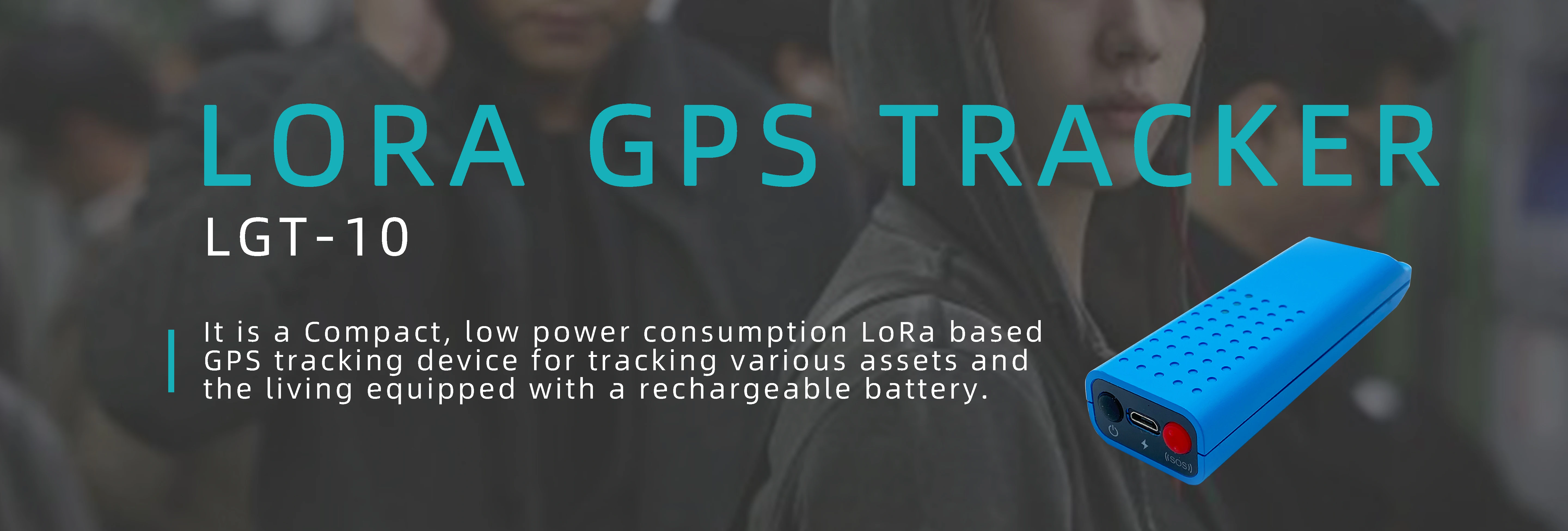 Lora Gps Tracker With Sos Button For People Lorawan Assets Tracking