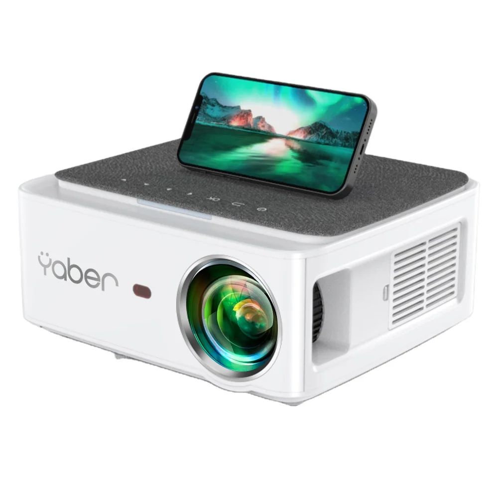 

Yaber V6 Mobile WiFi Projectors Support 4K Native HD 1080P 4D Keystone Correction 8500L 10000:1 Screen Mirroring LED Projectors