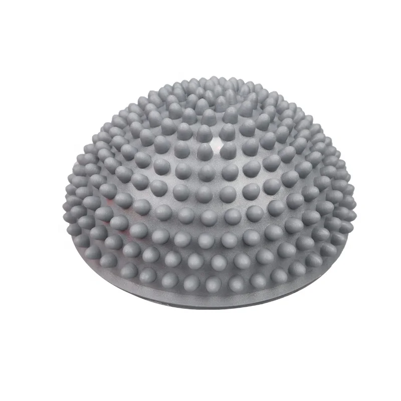 

TY Aerated PVC massage ball yoga fitness yoga half-round durian ball foot massage fashion new style, Photos