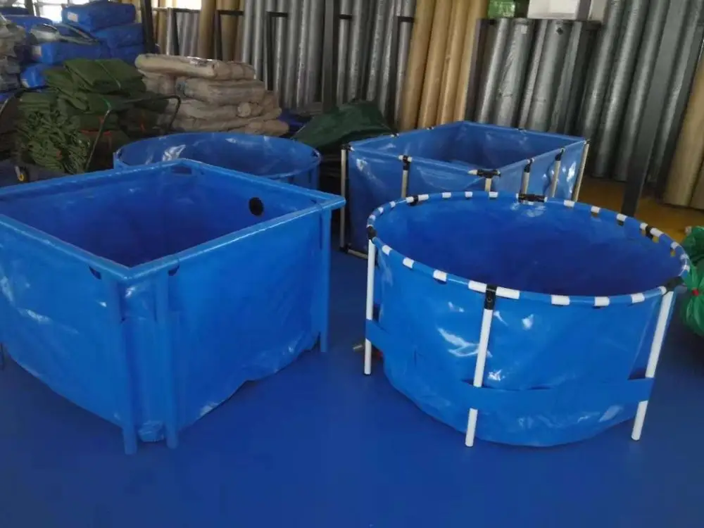 
Double tier cat fish and shrimp portable pond collapsible fish pond 