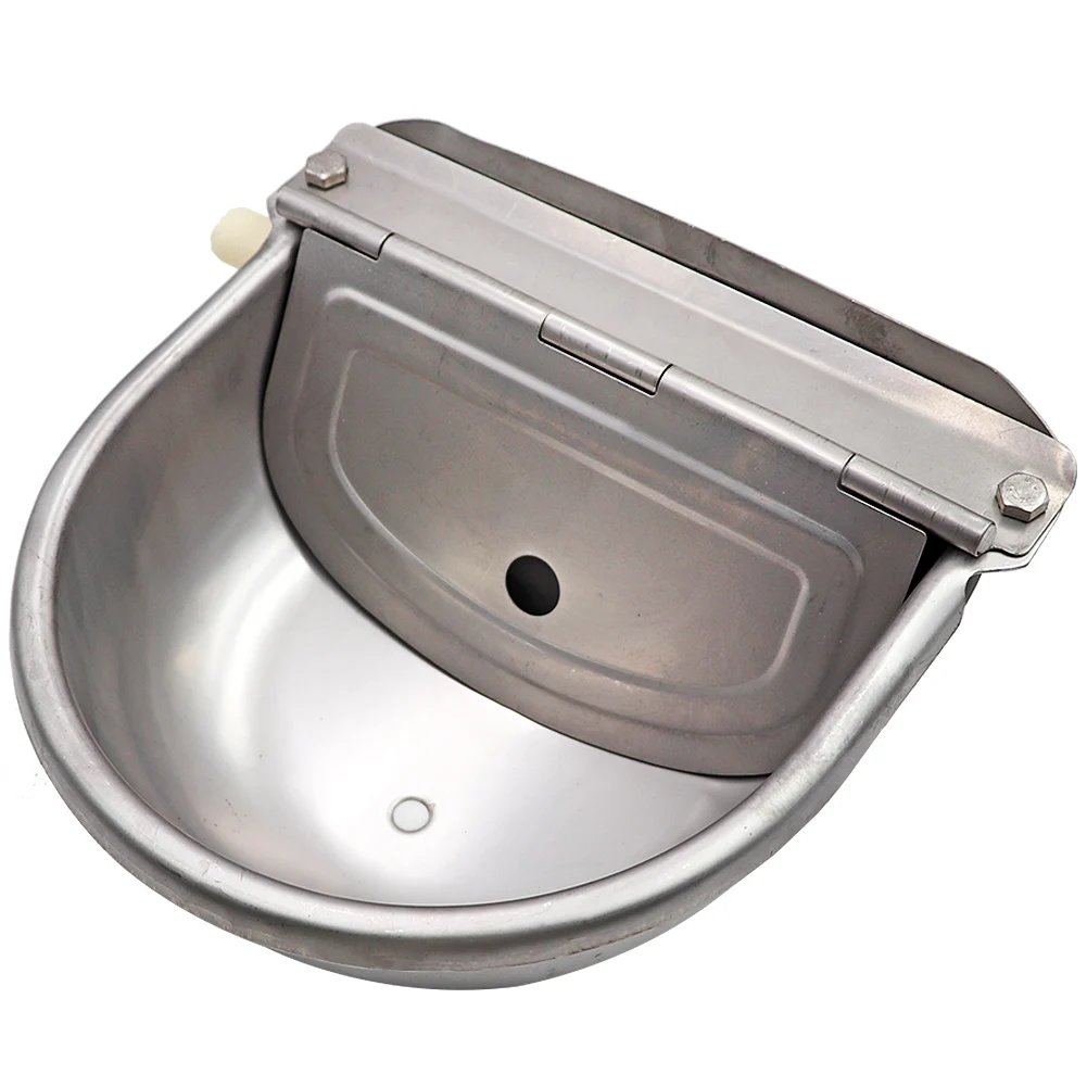 

Float Valve Cattle Horse Drinker Stainless Steel Automatic Dog Cow Water Trough 3L Drinking Bowl with Outlet