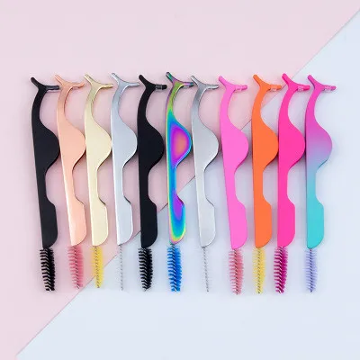 

Wholesale lashes tweezers lashes applicator tweezer low moq custom private label eyelash tweezers