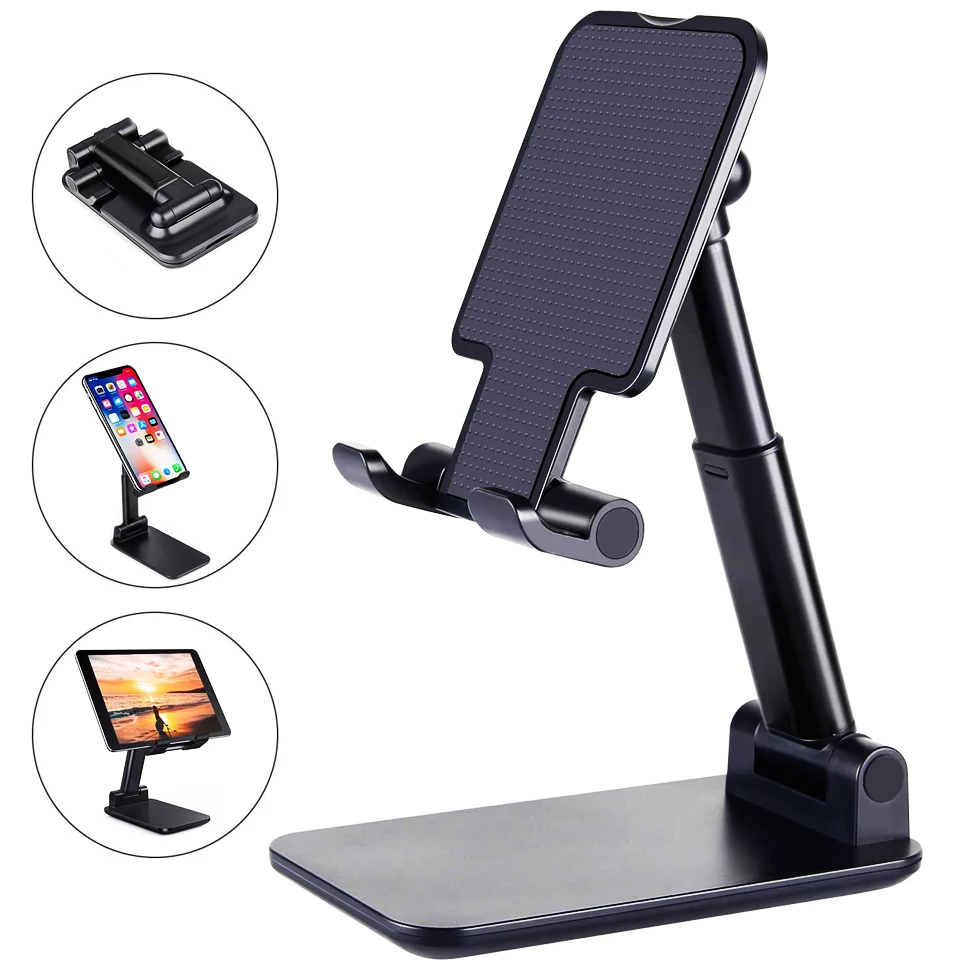 New Desk Mobile Phone Holder Stand For Xiaomi Adjustable Desktop Tablet Holder Universal Table Cell Phone Stand