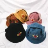 Embroidered bread Superman children's cap in autumn and winter of 2020