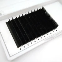 

Wholesale Top Quality Ellipse Flat Eyelash Extension Real Silk Lashes