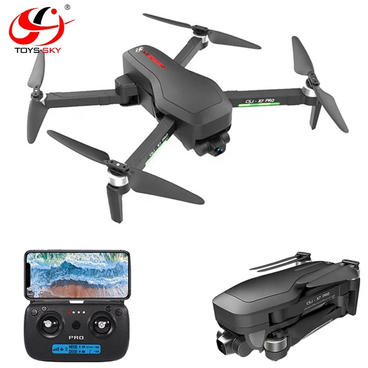 

2020 Newest CSJ-X7 Pro2 3 axis Gimbal Drone 4k GPS with Camera Brushless Professional 800M Wifi 26Mins Quadrocopter hot selling