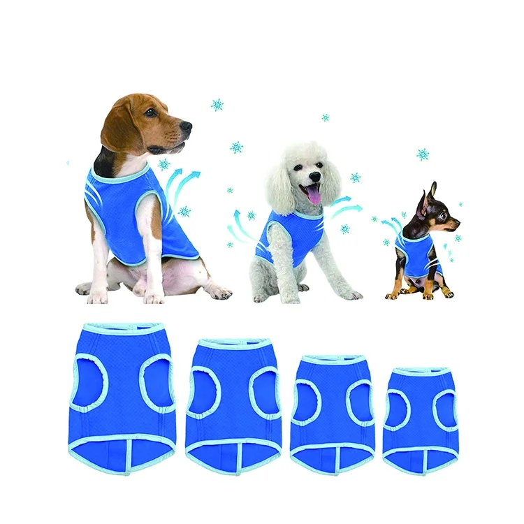 

Hot Pet Summer Clothes Dog Cooling Coat Jacket Dog Cooling Vest For Dog, Customized color