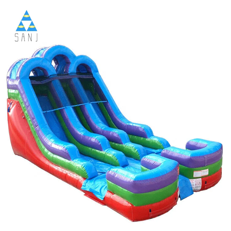 

Best Big Kahuna Banzai 2 Lanes 30 Meters Long 30Ft Adult Size Aqua Tunnel Backyard Inflatable Water Slide For Adults For Sale, Yellow blue red pink ,etc or customized