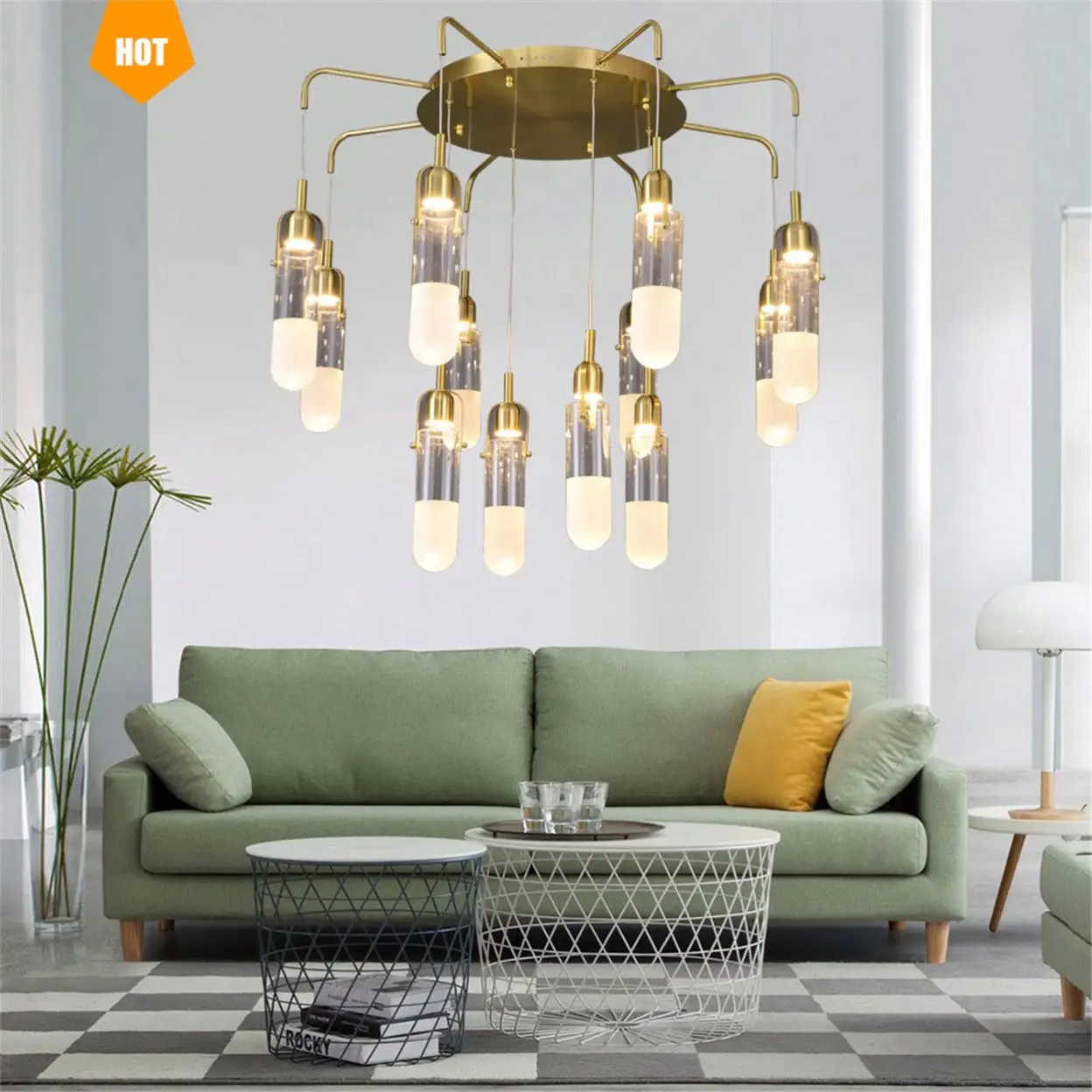 Lighting Fixtures Big Led Wireless Lights Luxury Chandeliers Chandelier For Tall Ceilings