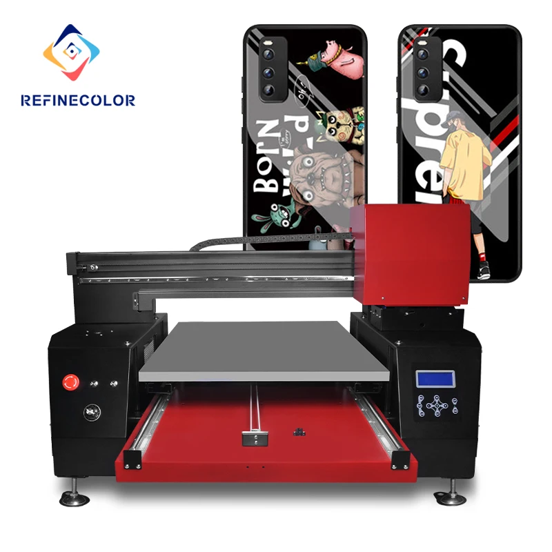 

Refinecolor Industrial A1 Flatbed Three Heads 6090 Inkjet UV Printer