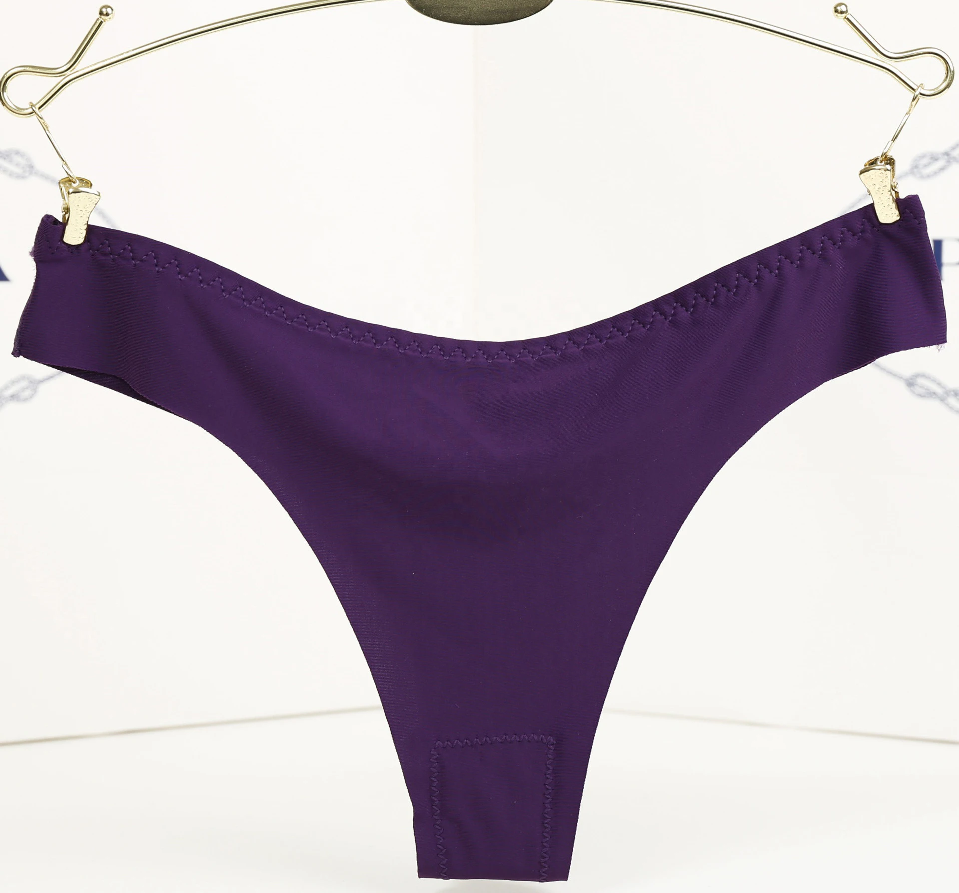 

QC012 Sexy Women's Thong Briefs Soft Thong Panties Wholesale Plain Cotton T Back Thong For Girls