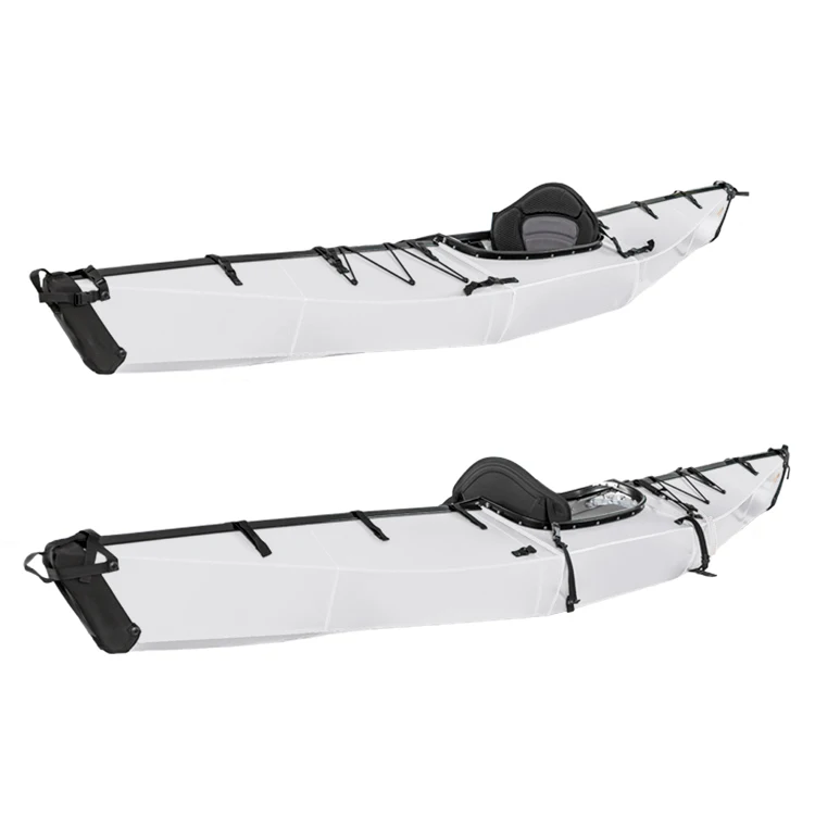 

Amazon Hot Seller Terravent Factory cheap China Single sit in New Sea Canoe Fold Foldable Kayak Paddle FISHING kayak