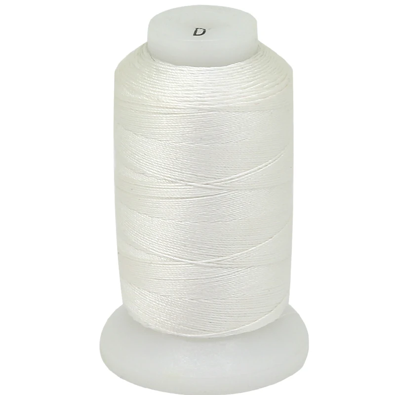 

Wholesale High Quality 260 Yards 100% Silk Natural White Silk Jewelry Silk Cord