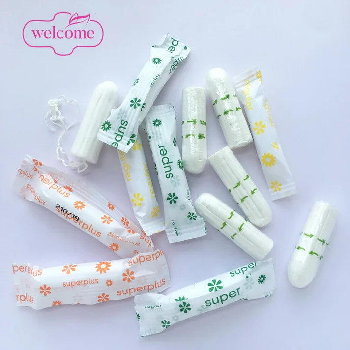 

Private Label GOTS Certified Organic Tampons Comfort Silk Touch Feminine Hygiene Woman Tampon