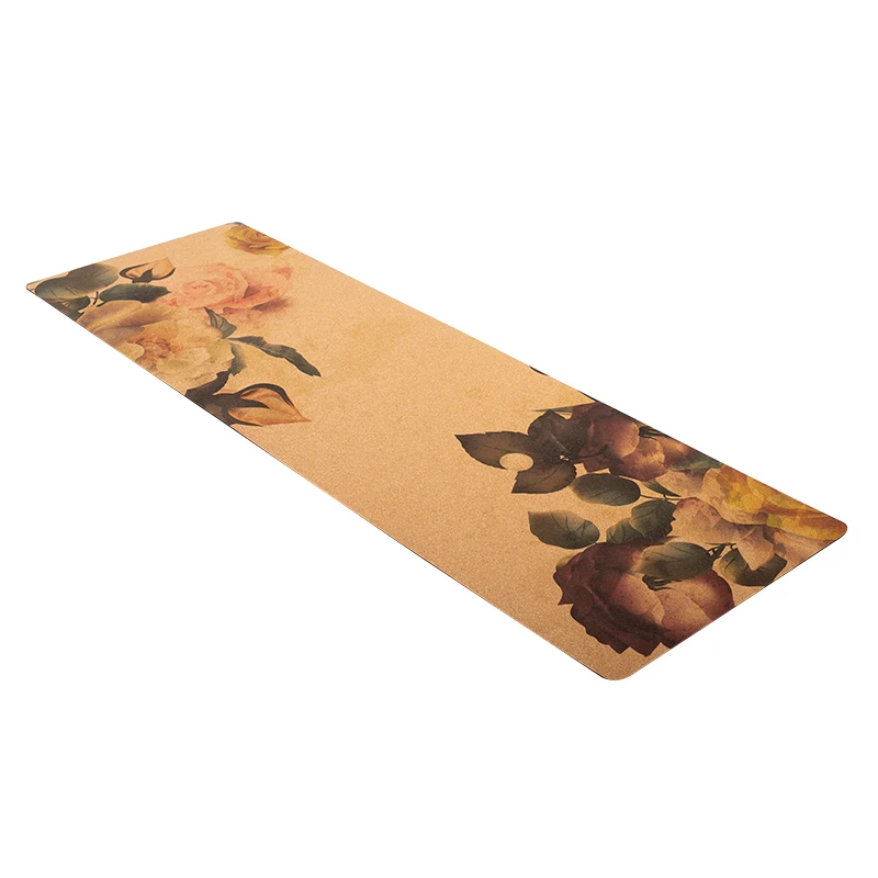 

Color Printed Natural Alighment Cork Eco Friendly Yoga Mat
