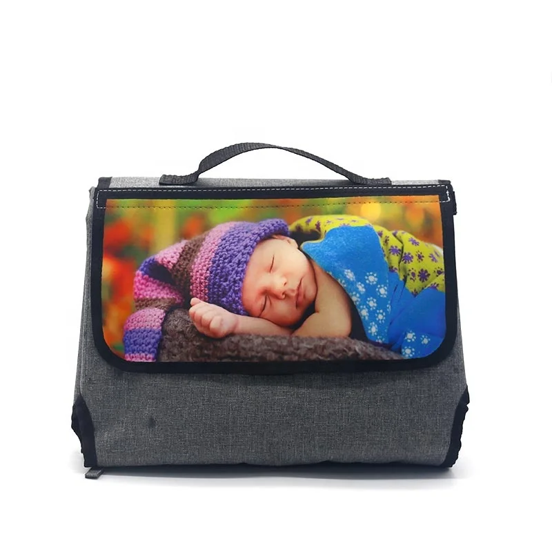 

Hot Selling Custom Design Heat Transfer Baby Urinary Pad Sublimation Baby Diaper Changing Pad, Grey