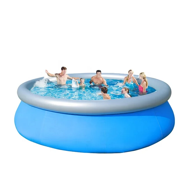 

Big Pvc Ground Garden Backyard Water Party Outdoor Portable Baby Children Adults Kids Inflatable Swimming Pool Round, Blue