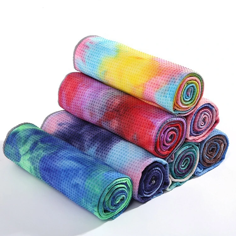 

Tie-Dye Printing Fitness Supplies Sports Mat Non-Slip Particle Yoga Mat Towel
