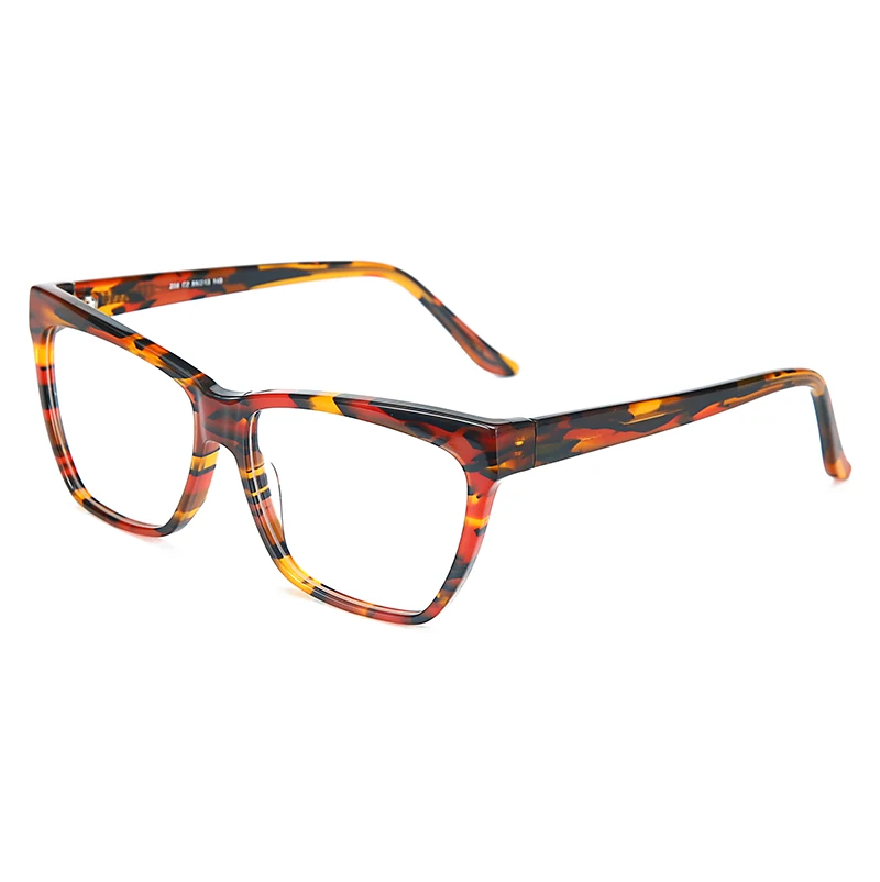 

208 Fashion European Design Large Spectacle Optical Acetate Optical Frames In Stock