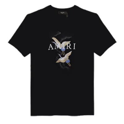 

MWA02 Flying bird pattern Men's T-Shirts oversized tshirt trendy brand o-neck in stock print man tshirt