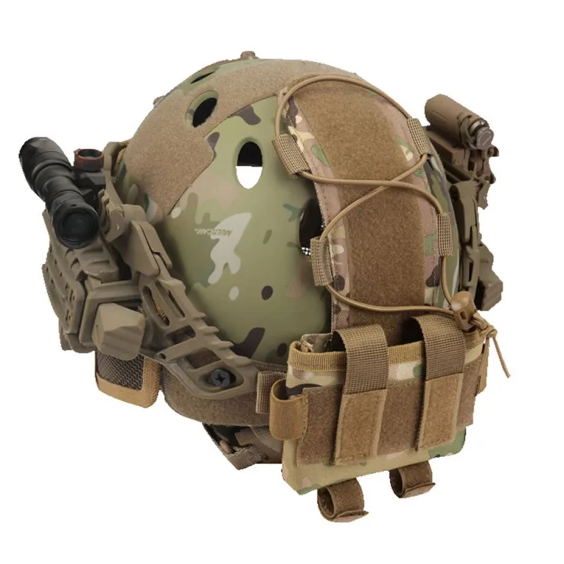 Tactical Pouch MK2 Battery Case for Helmet Camo Hunting Helmet Battery Bags D@