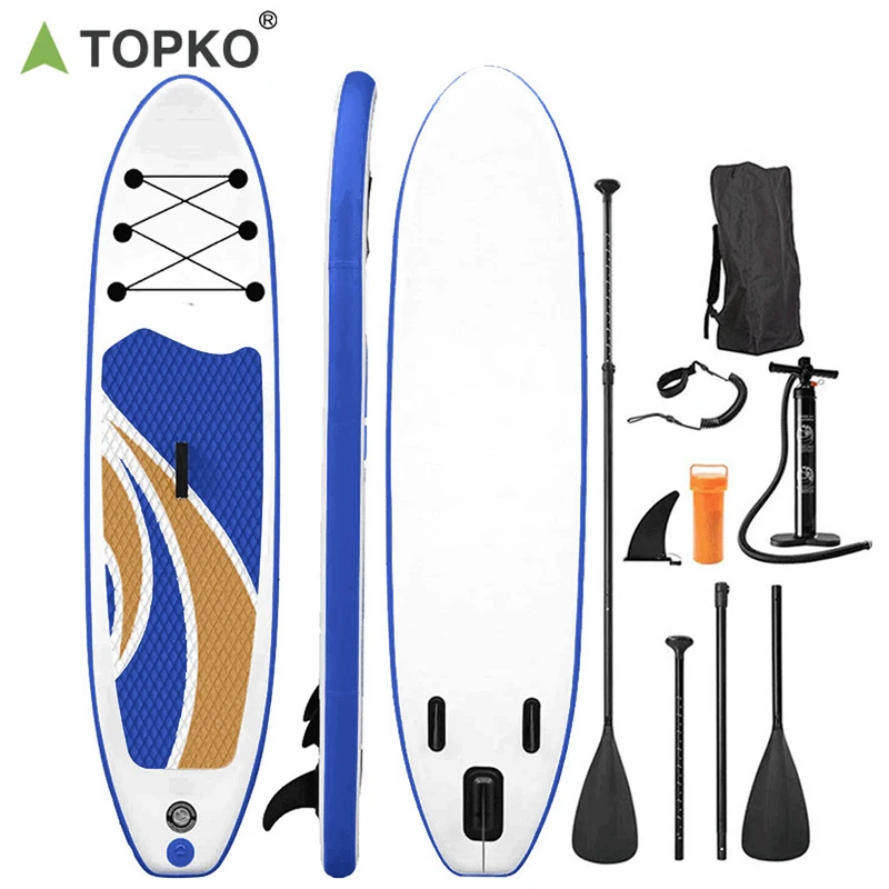 

TOPKO 2021 Hot sale blank paddle boards air surf 9' 10' 11' best price wholesale sup paddle board, Customized color