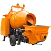 Customized size 40m3/h electric mobile concrete mixture and concrete pump