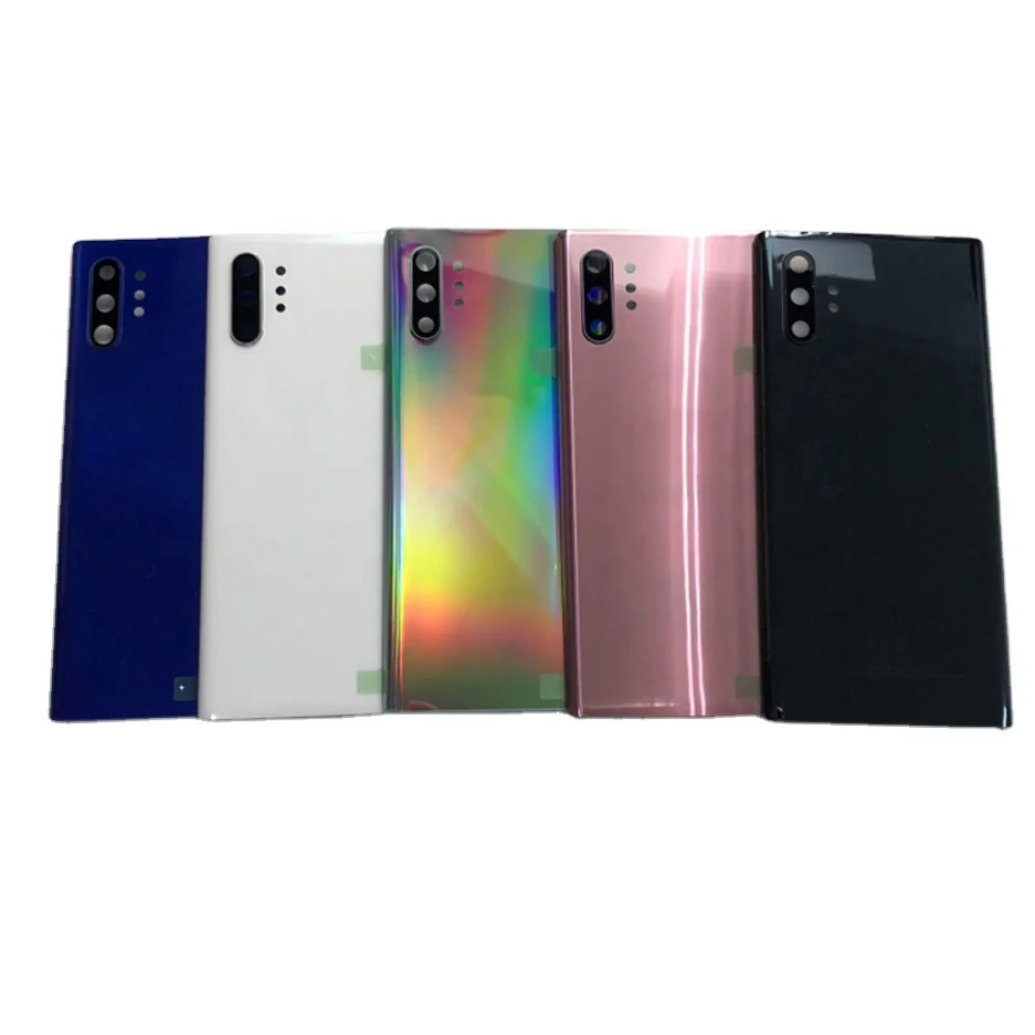 

Back Battery cover Housing For samsung galaxy note 10 plus back glass panel with lens