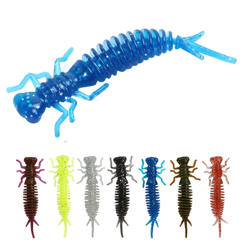 

Cheap Wholesale 5.5cm 7.5cm 10cm Insect Locust Fishing Lure, 18 colors