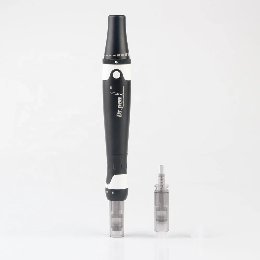 

New Product 2019 Electric Derma Pen for Skin Care Skin Whitening Anti-wrinkle Hair Transplant, White & red