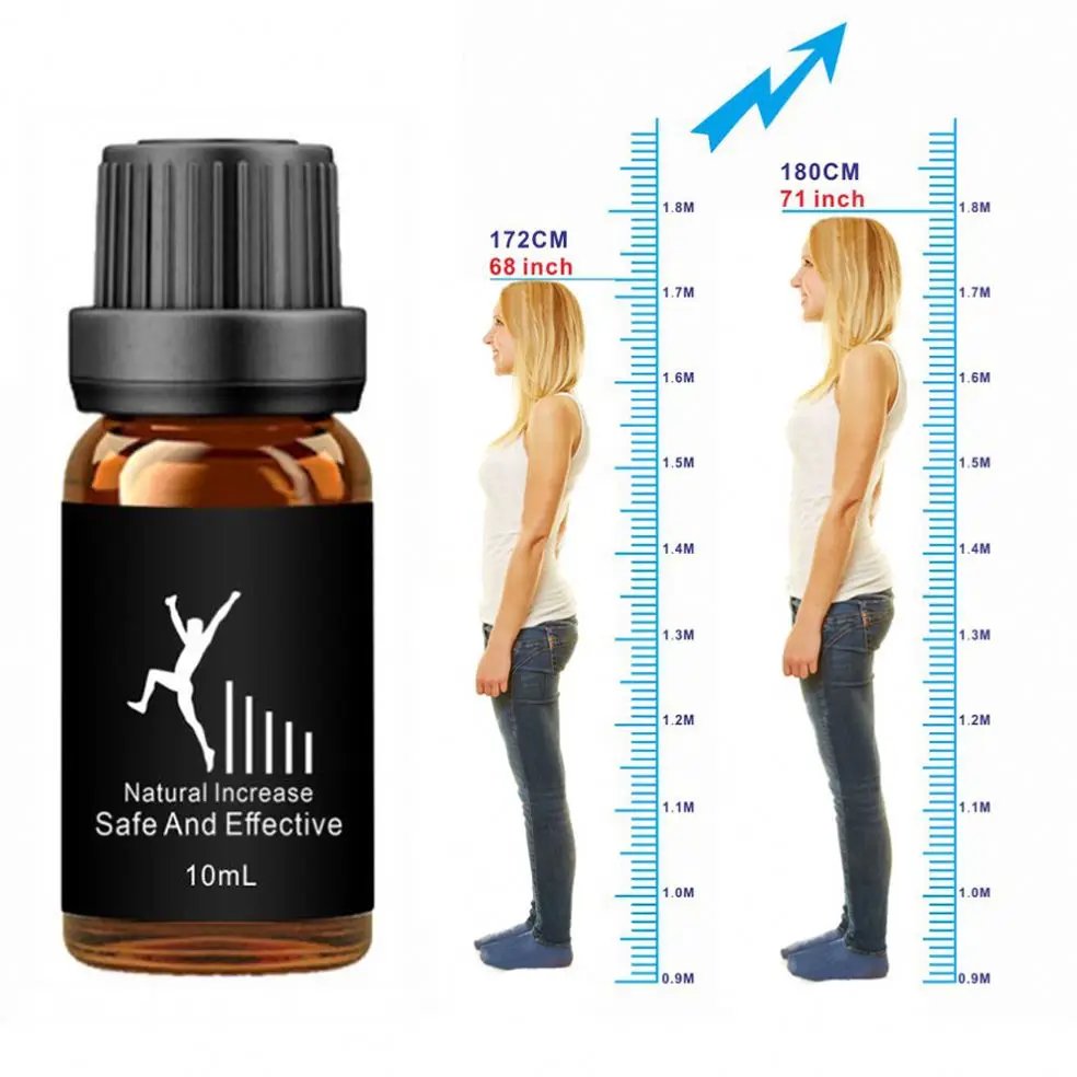 

10ml Herbal Increasing Your Height Essential Oil Body Grow Taller Essential Oil Soothing Foot Promote Bone Growth Massage