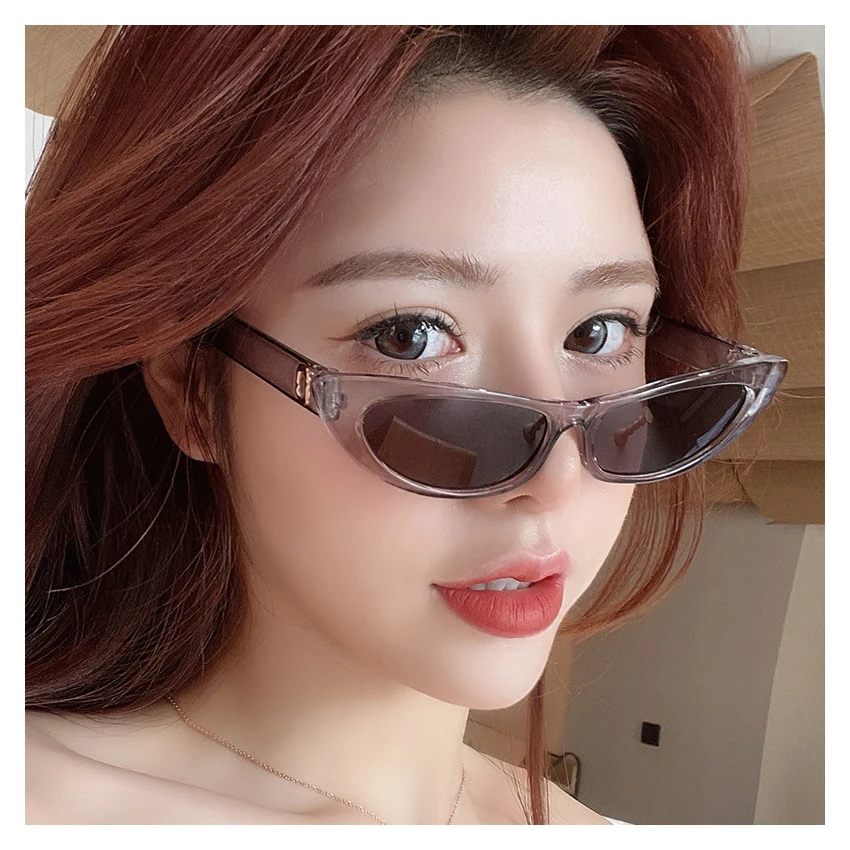

Wholesale Classical Custom Logo Small frame cat eye ins sunglasses women street Sun Glasses Sunglasses 2021, Custom color