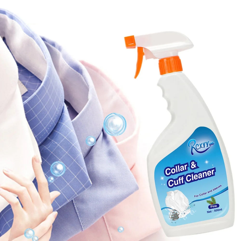 

OEM Private Label Quickly Removal Stubborn Stains Eco-friendly Shirt Cuff Collar Cleaner Spray For Clothes, Romantic/customized