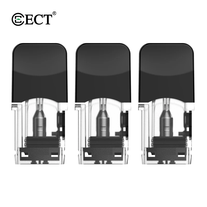 

ECT Robin empty refillable pod cartridge ceramic coil 2*1.2mm vape cartridge 0.5ml pod system with 420mAh vape battery