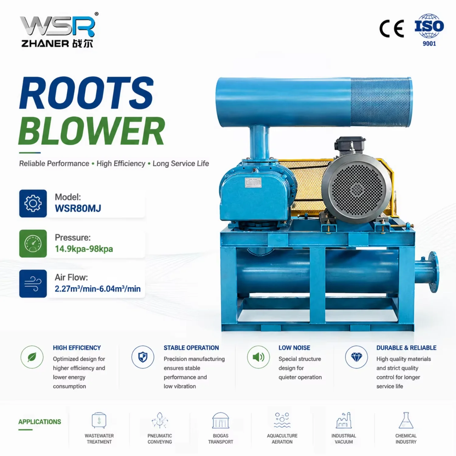 Roots Blower, 220, Electric - detail 2