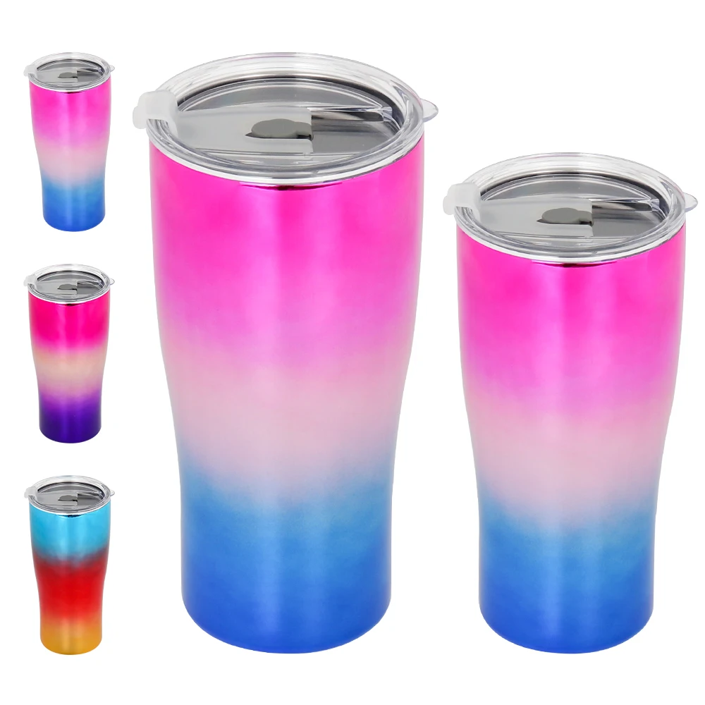 

Amazon Double Wall Vacuum Insulated Stainless Steel wine tumbler with closure lid, Customized color