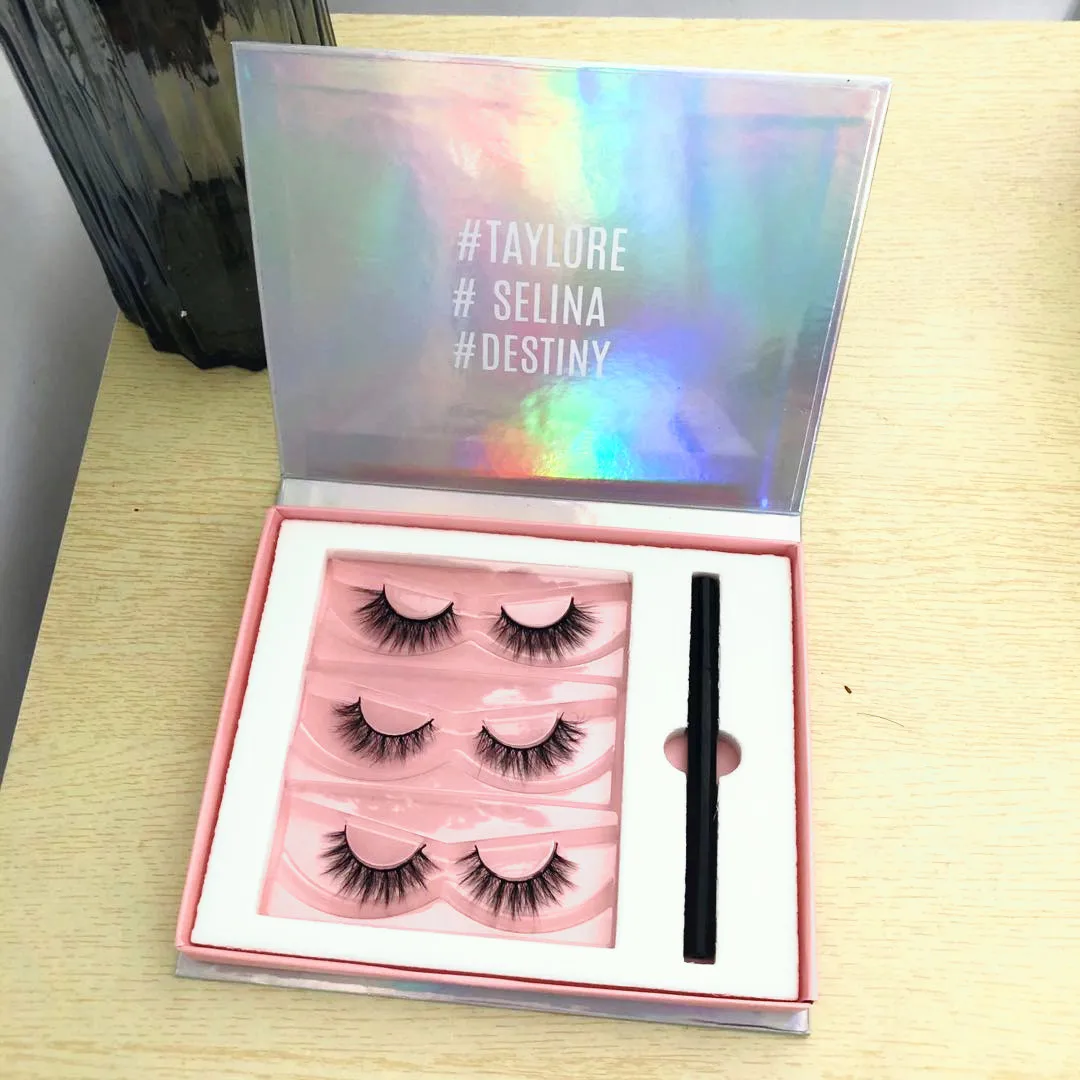 

Baiside custom private label lash books empty lash book with applicators