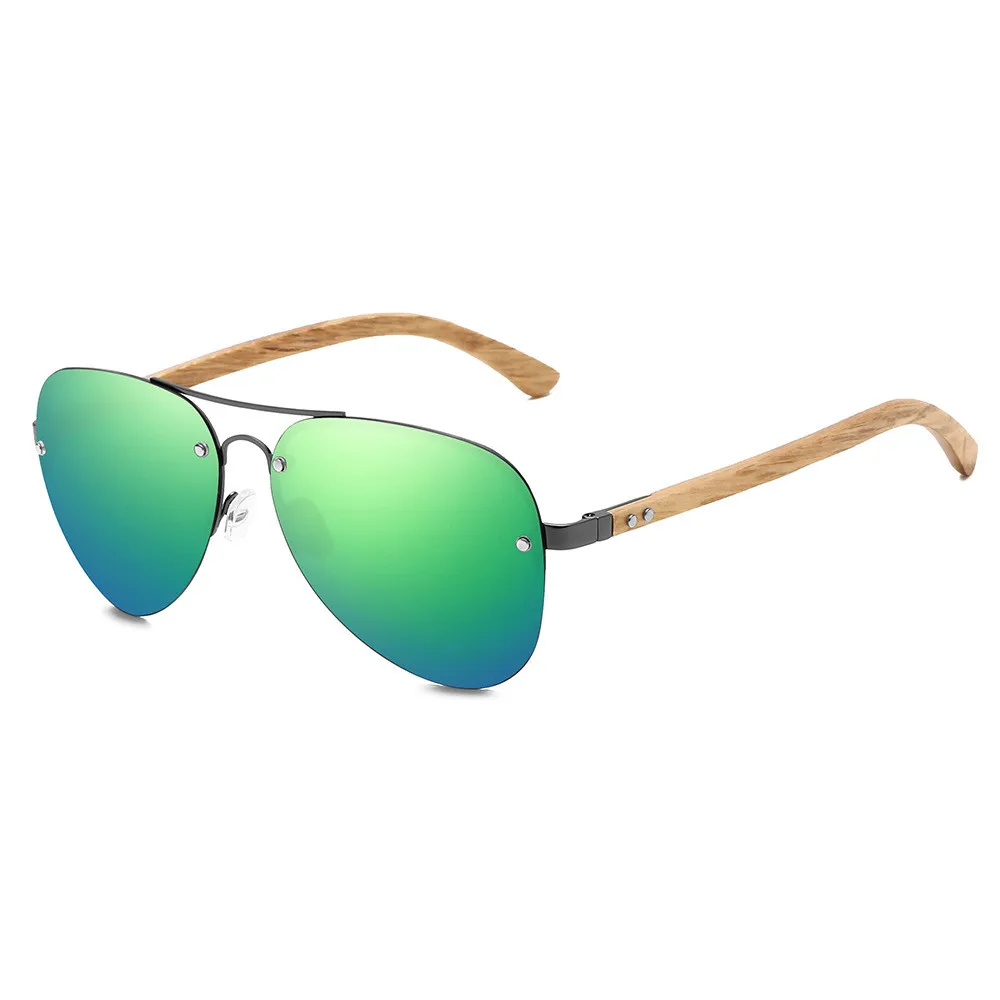 

Reflective Luxury Cycling Ray Band Fashionable Designer 2021 Made Italy Wood Sunglasses Polarized