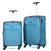 Single trolley handle suitcase hot sale 4 wheels three pcs sets Polyester luggages