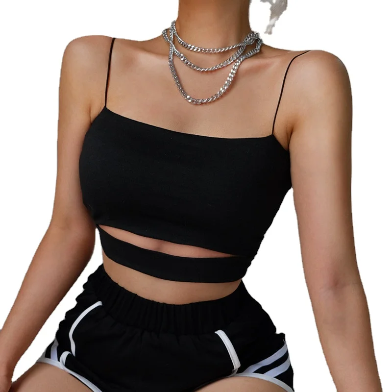 

2021 Fashion Summer Clothes Streetwear Yoga Women sleeveless travel vest gym tank Top