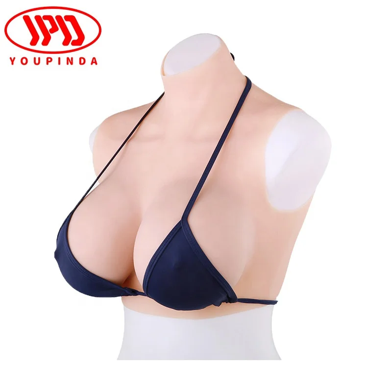 
G Cup Half Body Trandsgender Tits wearable breast silicone breast forms Boobs for men Crossdresser withBreast Form 