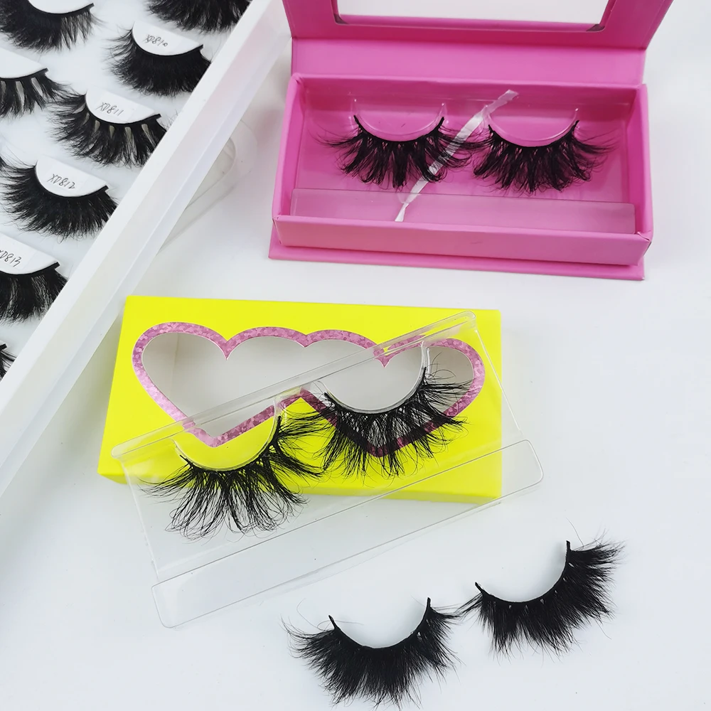 

Factory direct supply cheap price invisible 25mm full strip eyelash customized lashes packaging best sellers 30mm dropshipping b, Natural black