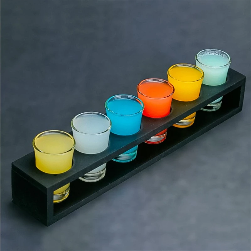 

Wholesale shot glass with display case bar use shot glass with high quality, Clear