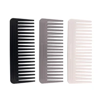 

Ready To Ship Custom Logo Wide Tooth Barber Use Plastic Hair Detangling Comb