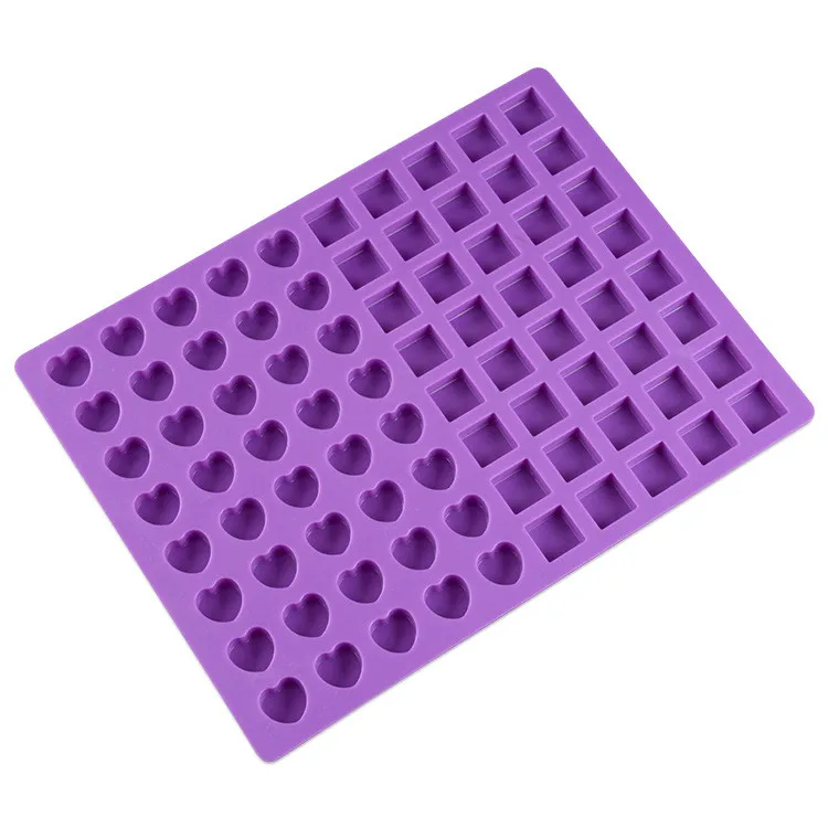 Food grade custom silicone hard ice candy bar lollipop chocolate cookie mold reusable baking candy molds for candy making