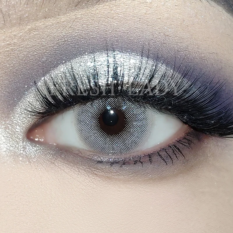 

Liangguo Fresh Lady Vision Collection grey eye contacts colored contact lens lenses