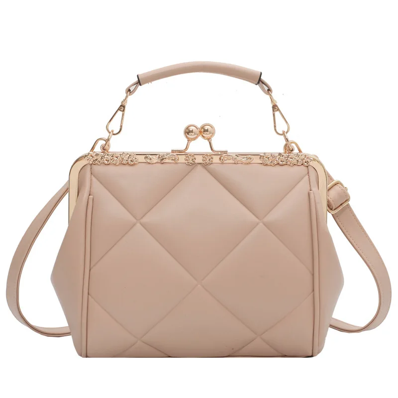 

2021 Fashion Quilted PU Leather Woman Designers Handbags Large Capacity Summer Cross Body Women Bags