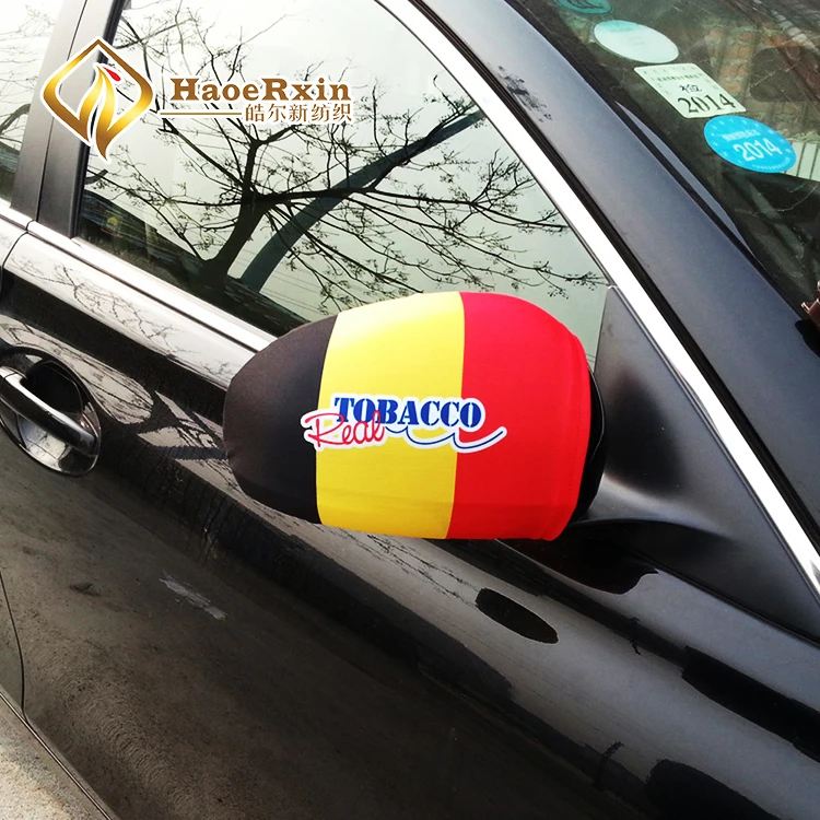 
China manufacturer popular comfortable national USA UK Belgium car mirror flag 