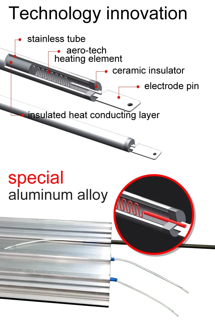 De Bajo Brillo Patio Al Aire Libre Infrarrojo Eléctrico Montado En La