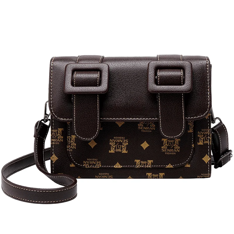 

MIYIN hot sale printed cross body bags 2021 trendy cross body bags large capacity cross body bags women handbag, Brown